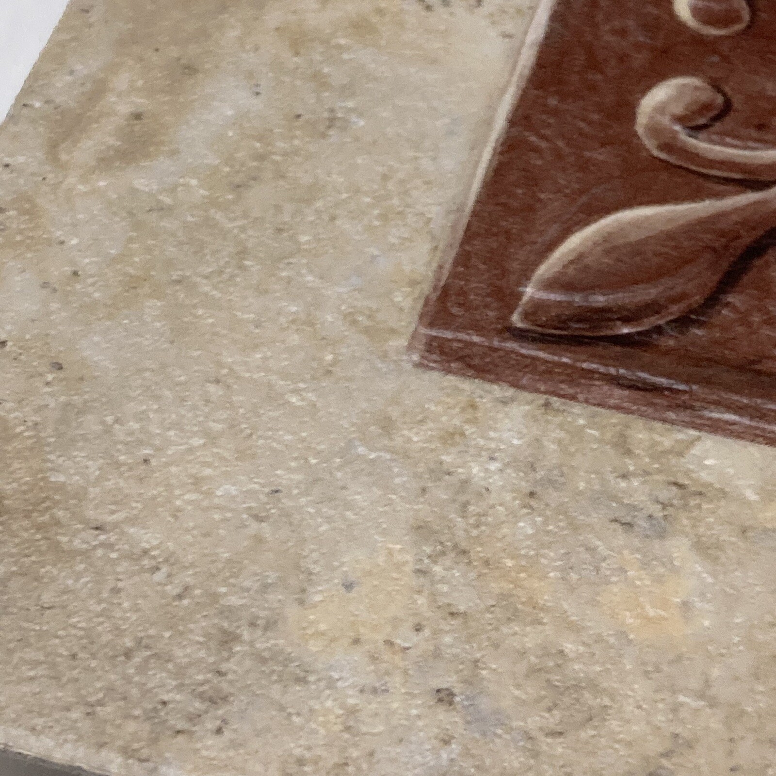 6″ x 6″ Deco Stone ROMANESQUE Accent Vinyl Wall Floor Tile Self Stick Groutable