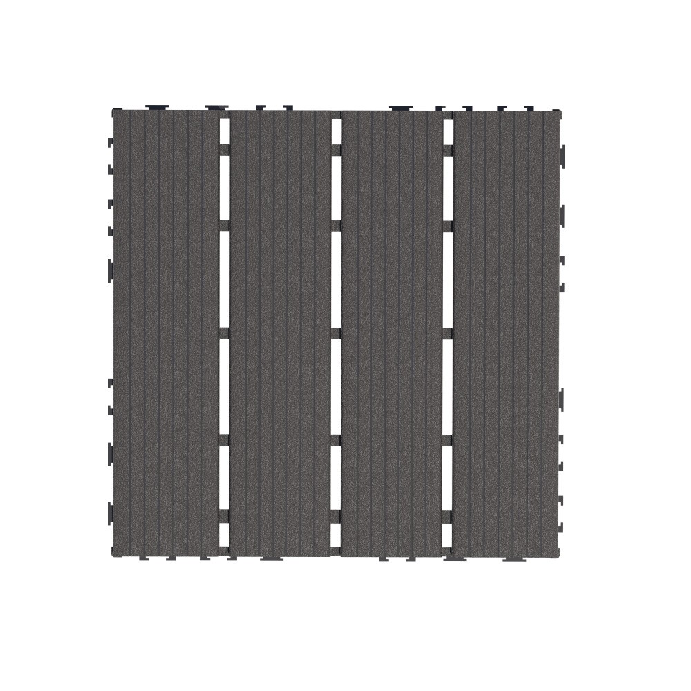 44PC 12″x12″ Interlock Patio Deck Tiles Waterproof Outdoor Flooring Garden Yard