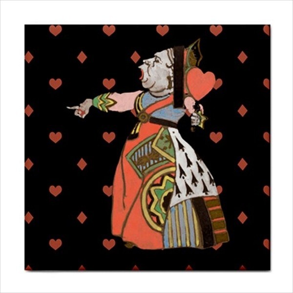 Queen Of Hearts Ceramic Tile Alice In Wonderland Art Decorative Backsplash
