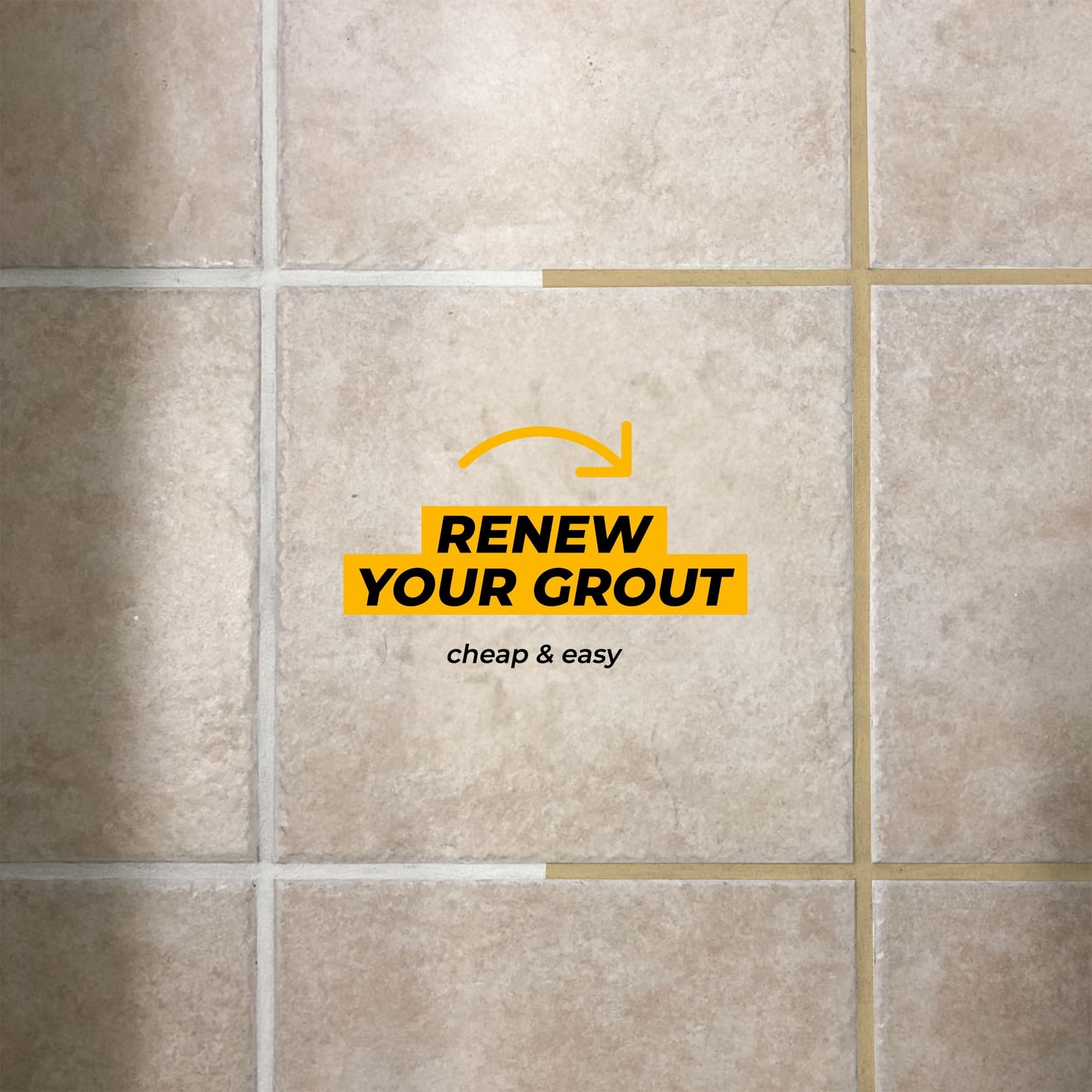 PentaUSA Tile Grout – Large Grout Filler Repairs Renews Tube, Fast Drying Gro…