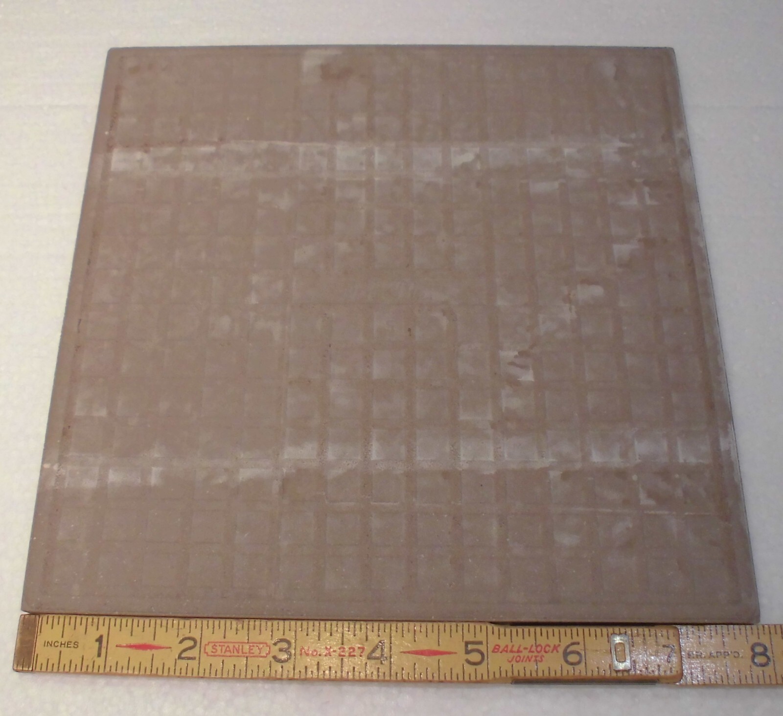 1 pc. Light Brown – Tan: Daltile Ceramic Textured Floor Tile 8″ X 8″ New Stock