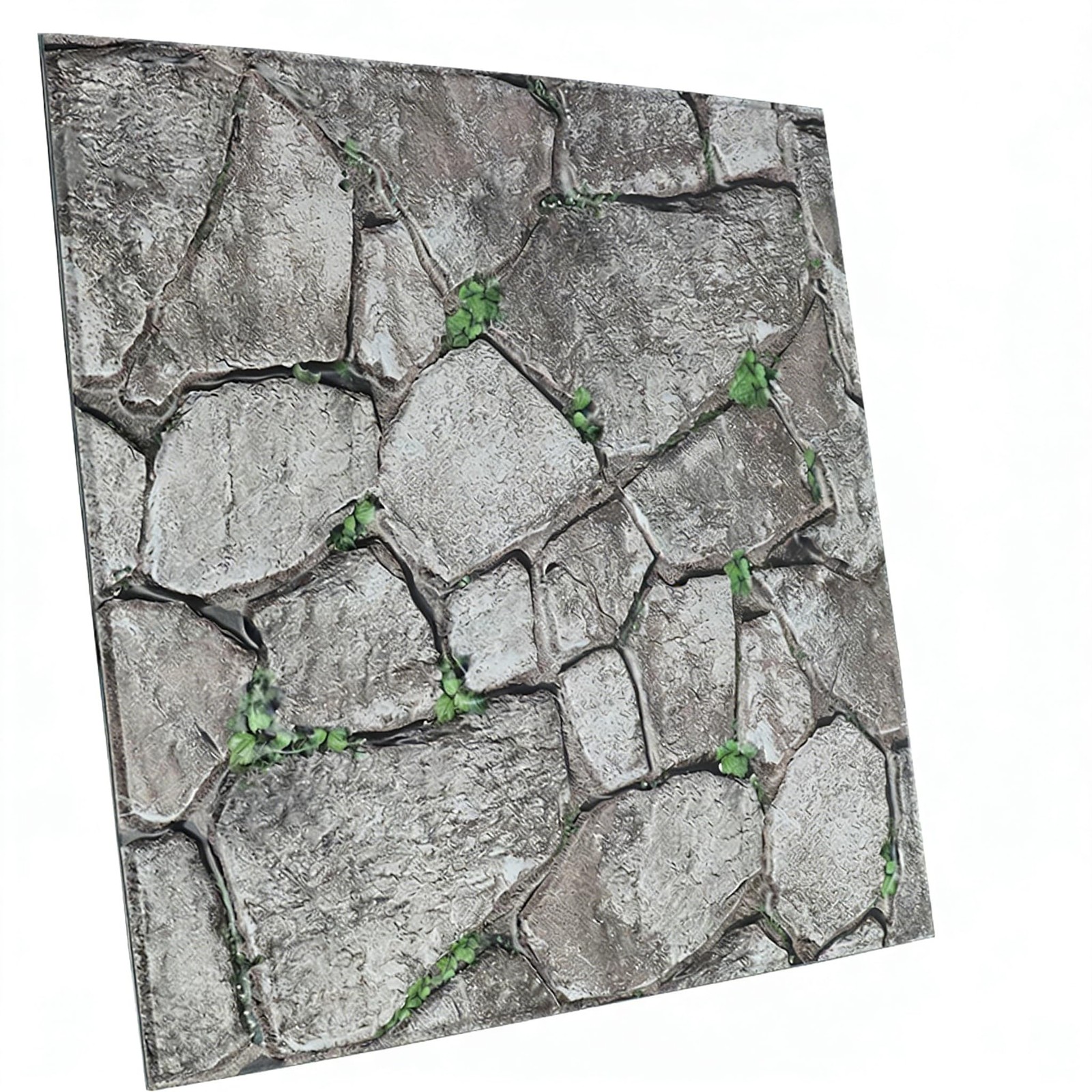 szgwtk 3D Panels Peel and Stick,Simulated Stone Wall,PVC Waterproof Self Adhe…