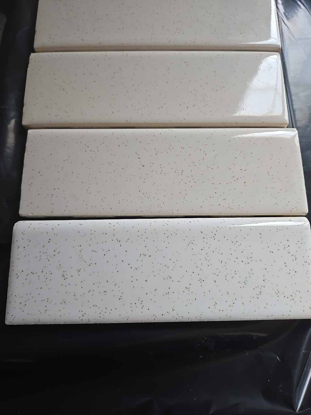 17..new GOLD DUST 4.25X4.25…tiles And 8.NEW GOLD DUST 2X6. AND 2 CORNER PIECES