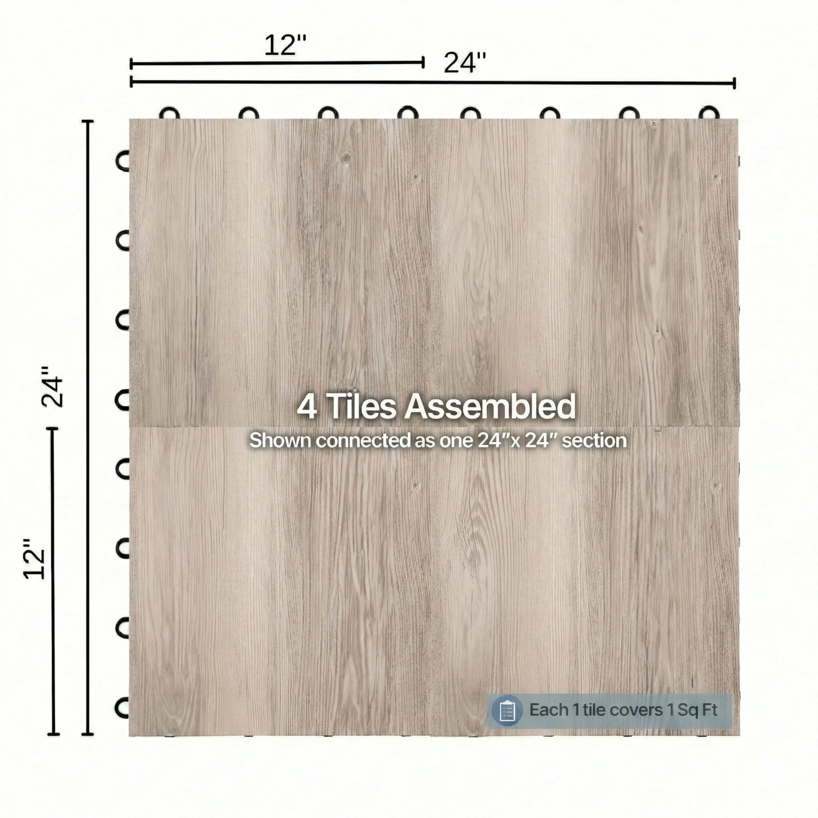 Incstores Versastep By Flooringinc 12 X 12 Inch Interlocking Dance Floor Tiles