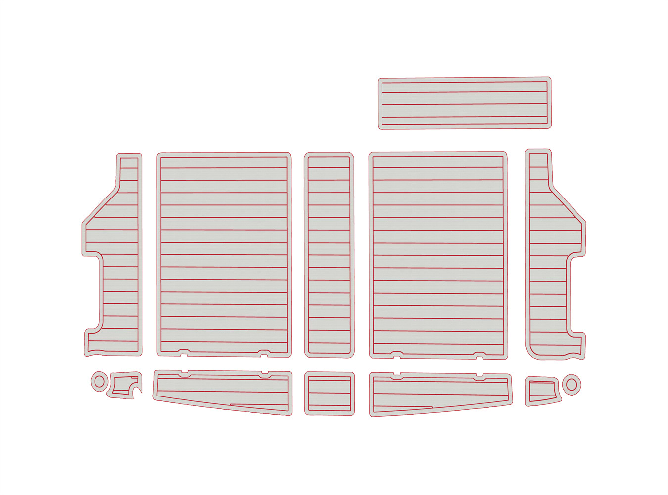 1988 Bayliner 3288 3270 EVA Boat Flooring Deck Kit SeaDek Style Non-Slip
