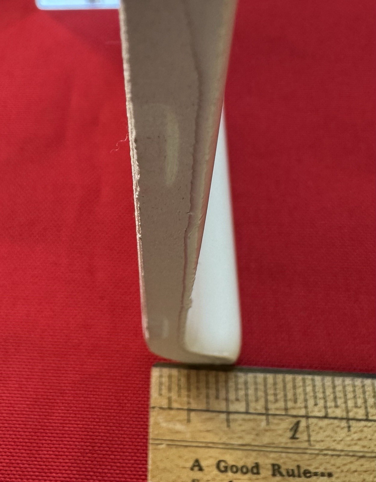 1 pc. #SL11 Biscuit: Glossy Bullnose Top cove/base Ceramic Tile: 4-1/4″ X 6″ NEW