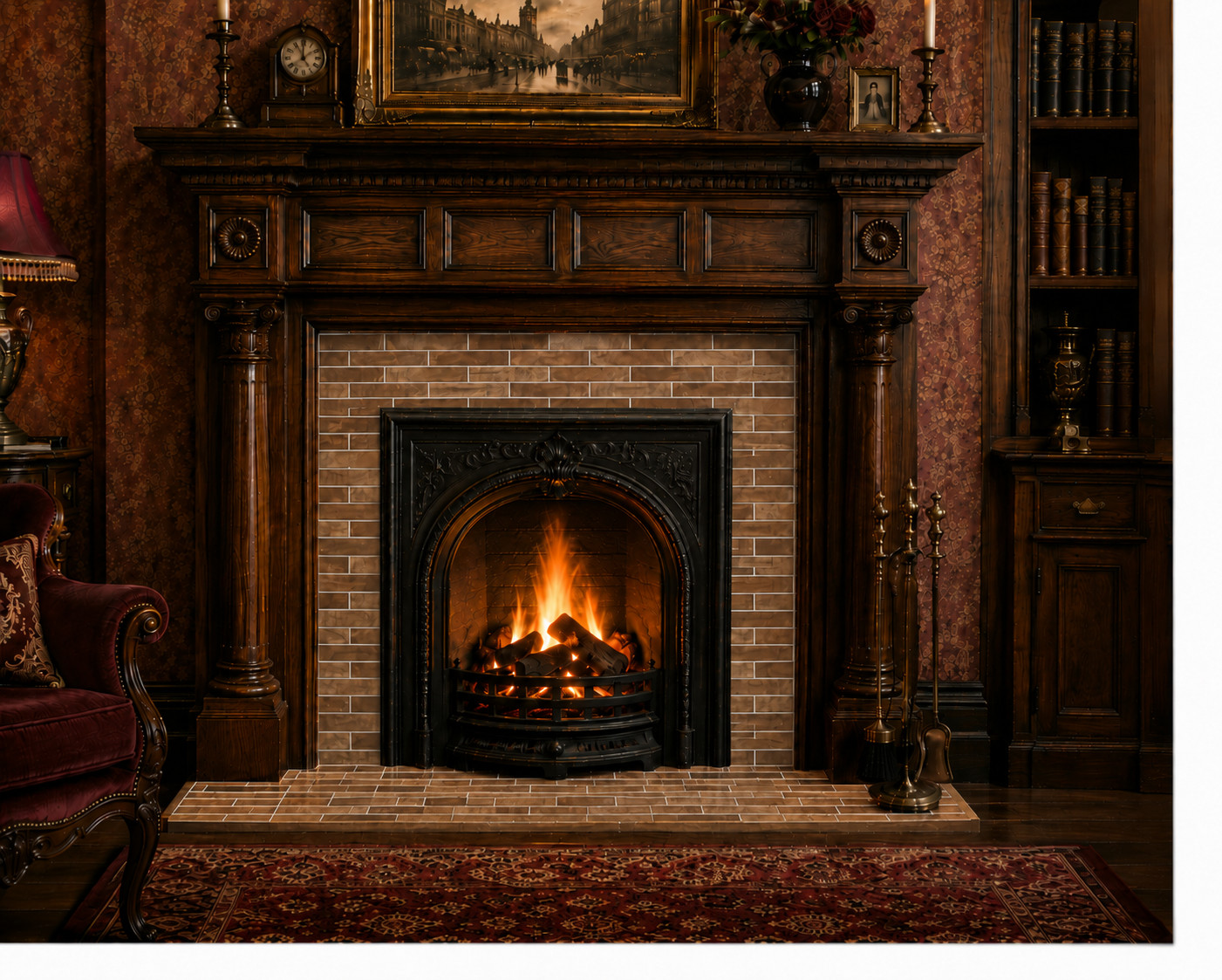 Victorian Fireplace Tile, antique Fireplace Tile , Subway tile 10 colors