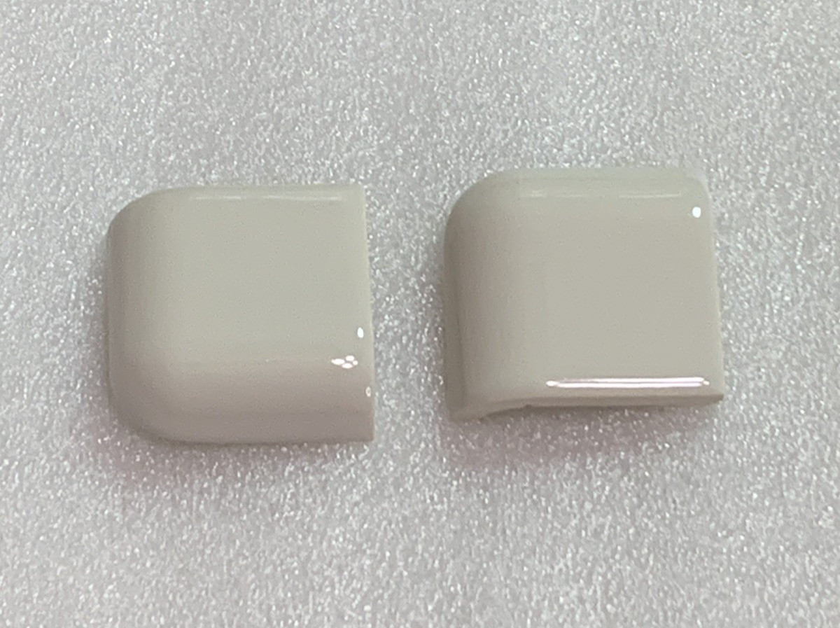 New US Ceramic Co U-O78 Bone 2″ x 2″ Radius Bullnose Corner Gloss *2pcs*