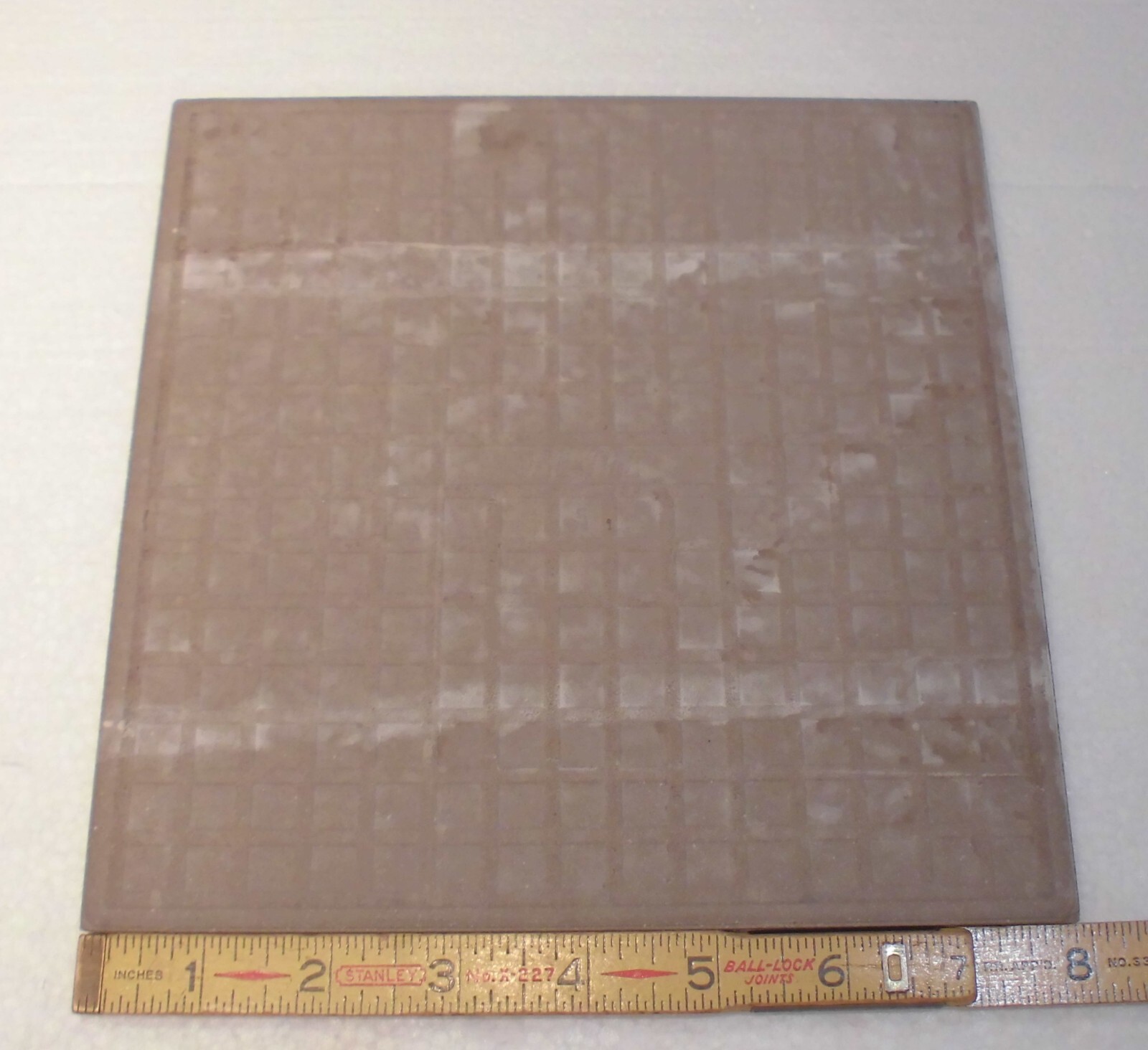 1 pc. Light Brown – Tan: Daltile Ceramic Textured Floor Tile 8″ X 8″ New Stock