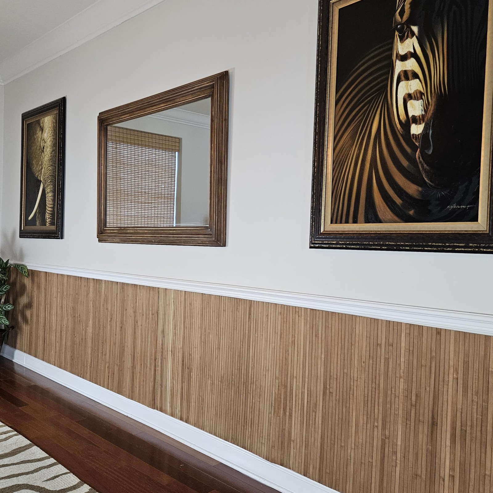 Natural Bamboo Paneling Flexible Wall Cladding Panels For Living Room Decor Ceil