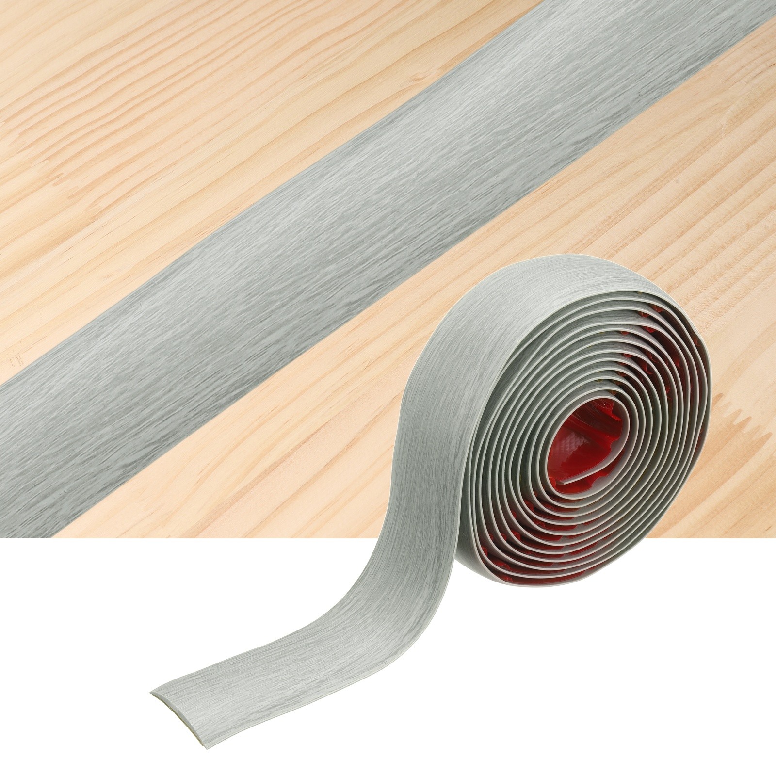 Floor Transition Strips 9.84 Ftx1.57″ Edging Trim White Wood Grain