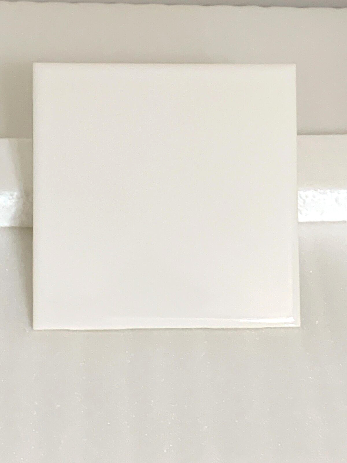 NEW Vintage Monarch Ceramic Tile MTF 6″ X 6″ Bright White Gloss