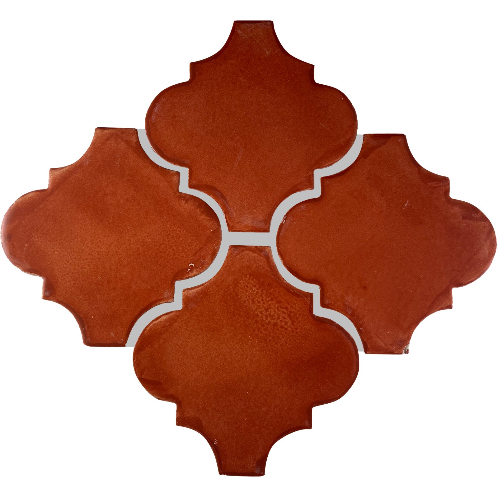 4×4 9 pcs Lantern Terra Mexican Arabesque Clay Tile Handmade Talavera Backsplash