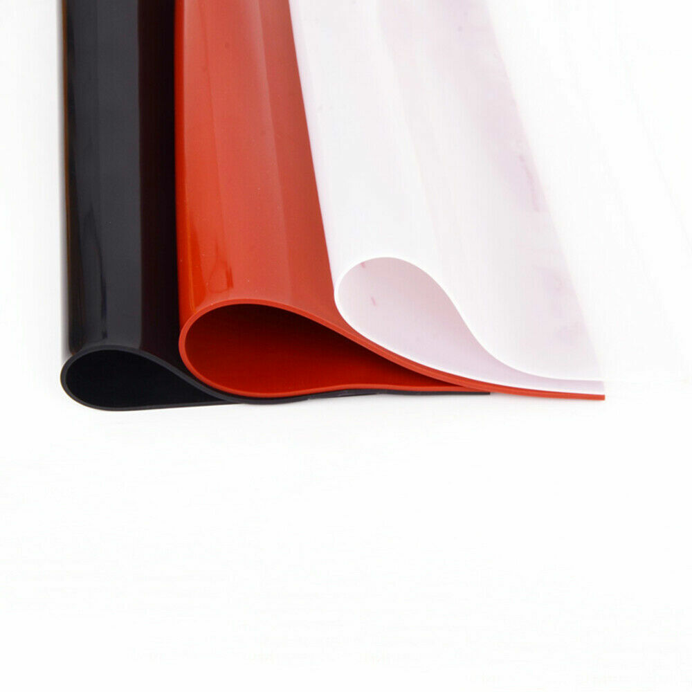 500mm x 500 mm Silicone Rubber Sheet Seal Pad 0.1mm-3mm High Temp Resistance