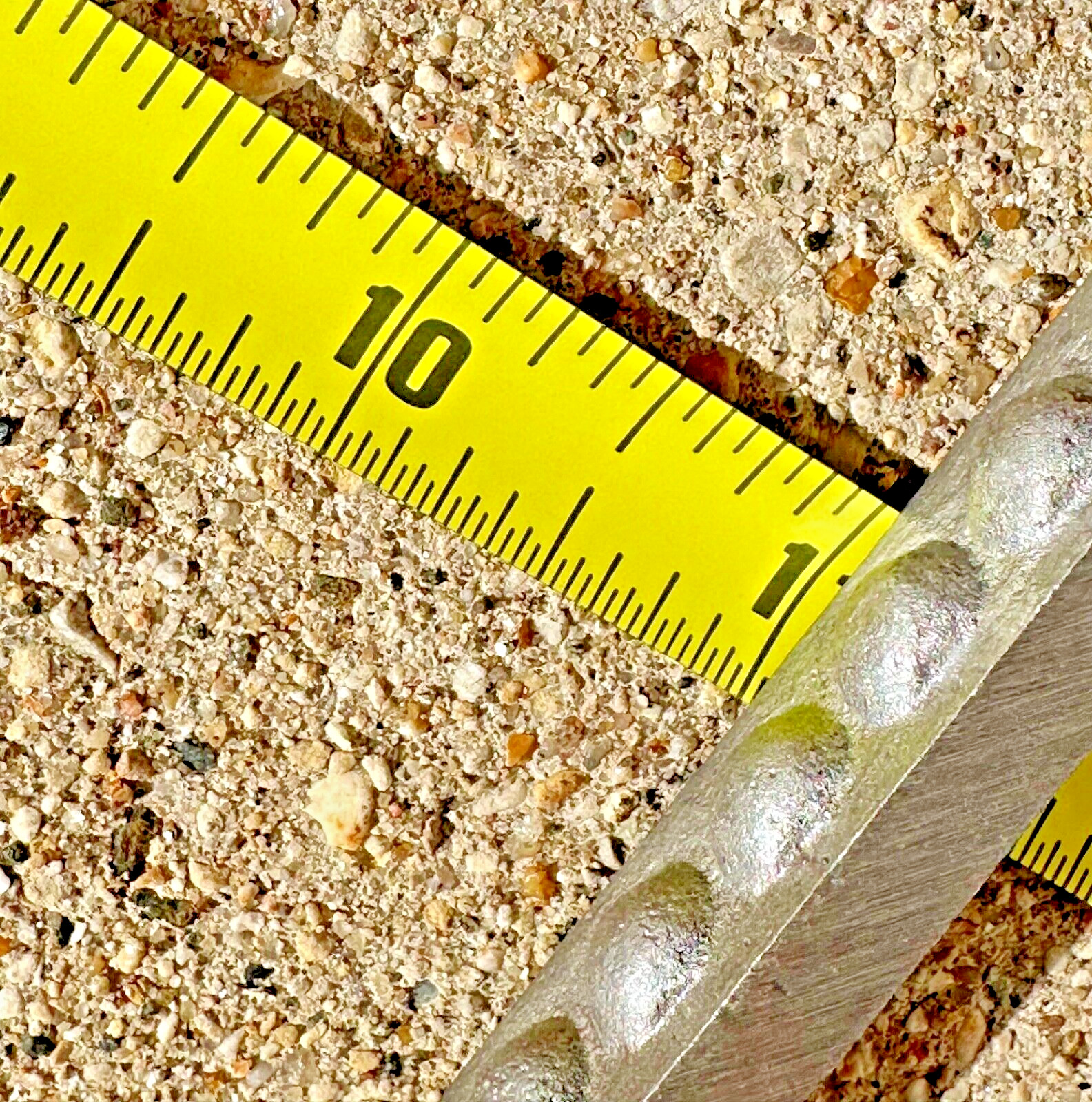 8″ x 1/2″ SILVER tone, metal (+ resin?,) 25x BORDER, long, thin TILES-ACCENT