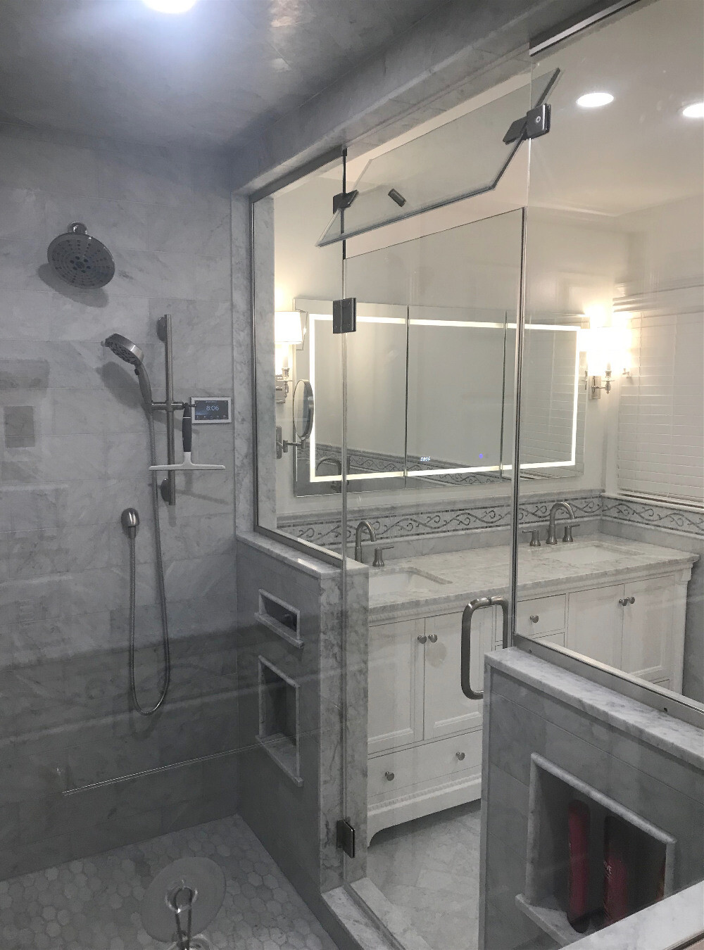 C43H 6×12 Carrara Venato Marble Subway Tile Honed Bianco White Carrera