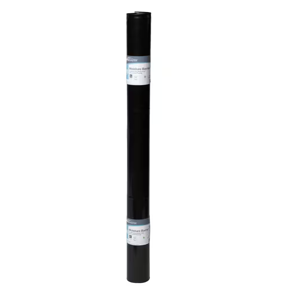 200 Sq. Ft. Roll 120 In. W X 20 Ft. L X 6 Mil T Moisture Barrier Underlayment fo