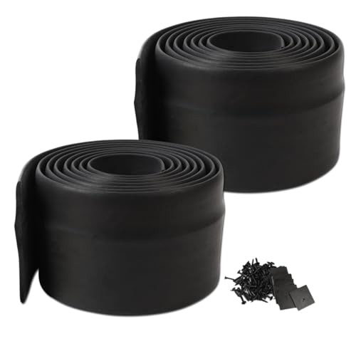 XmuxHai 5.2IN*5.74FT*4PCS Rubber Fender Extension Flexible Rubber Wheel Arch