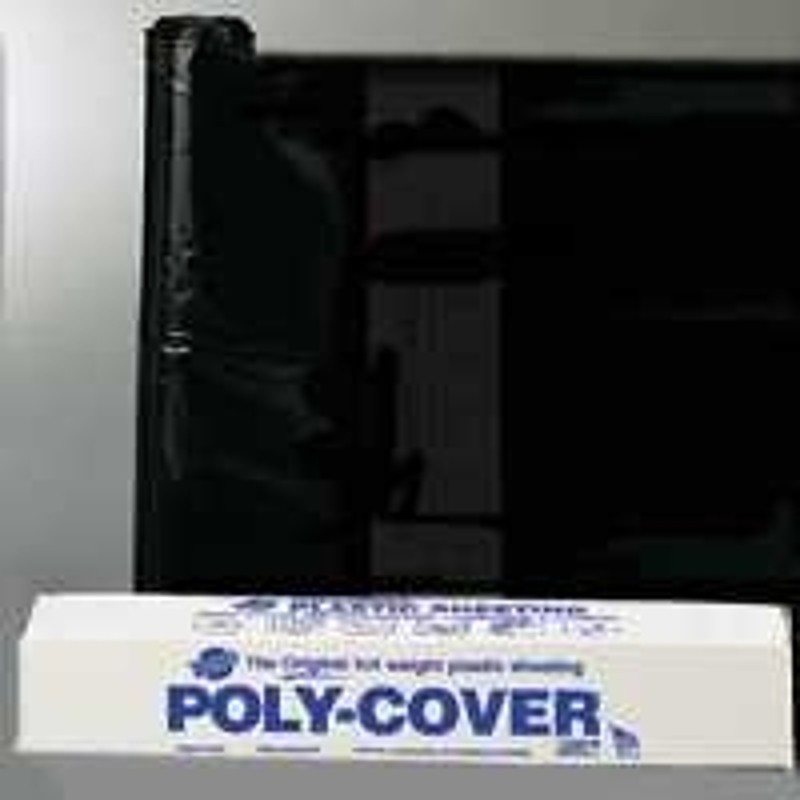 Warp’s 4X4BB Poly Film, 200 ft L, 4 ft W, Black