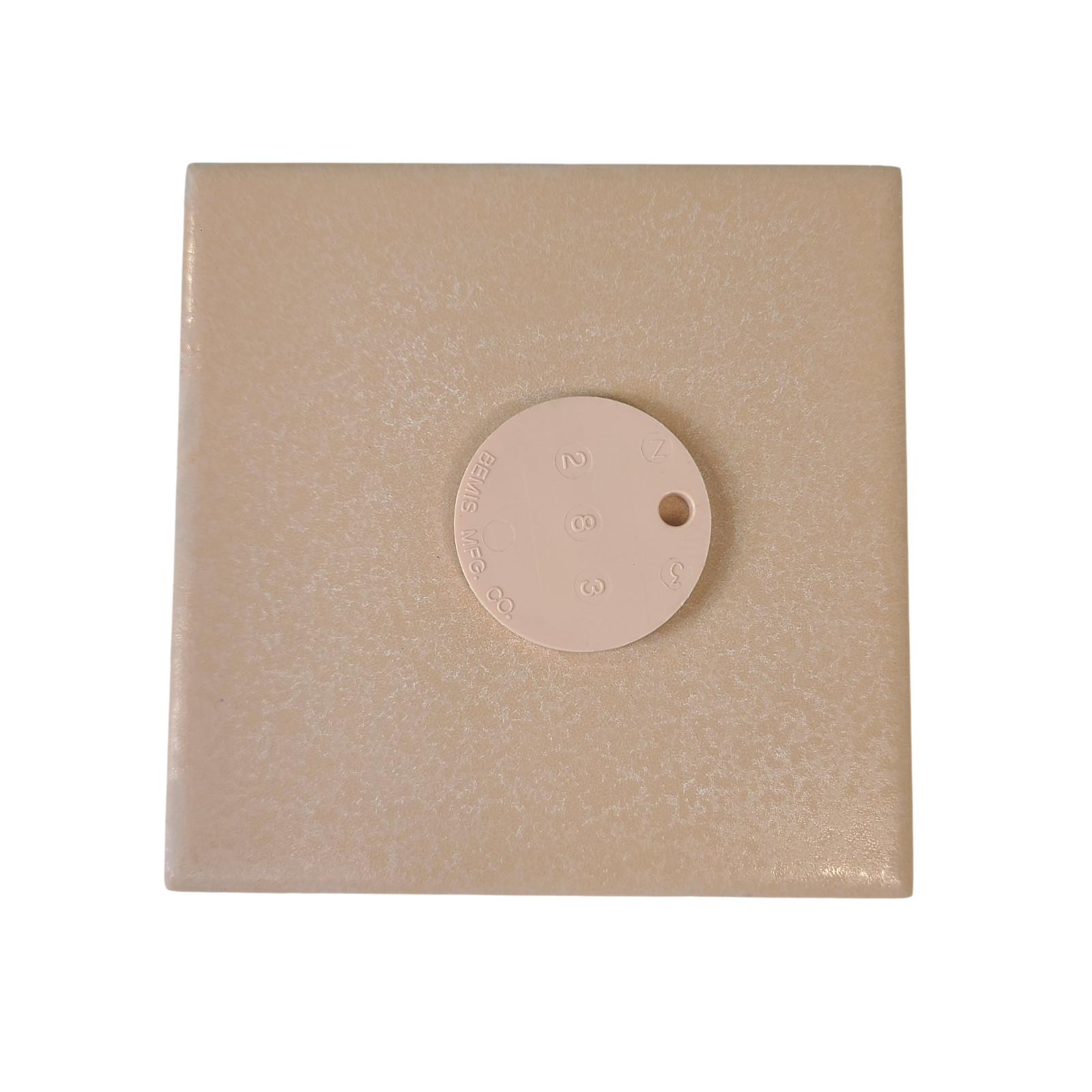 Peach Pink Ceramic Tile 4 3/8 inch Florida Tile FT Crystalline Tuscan Tan 283