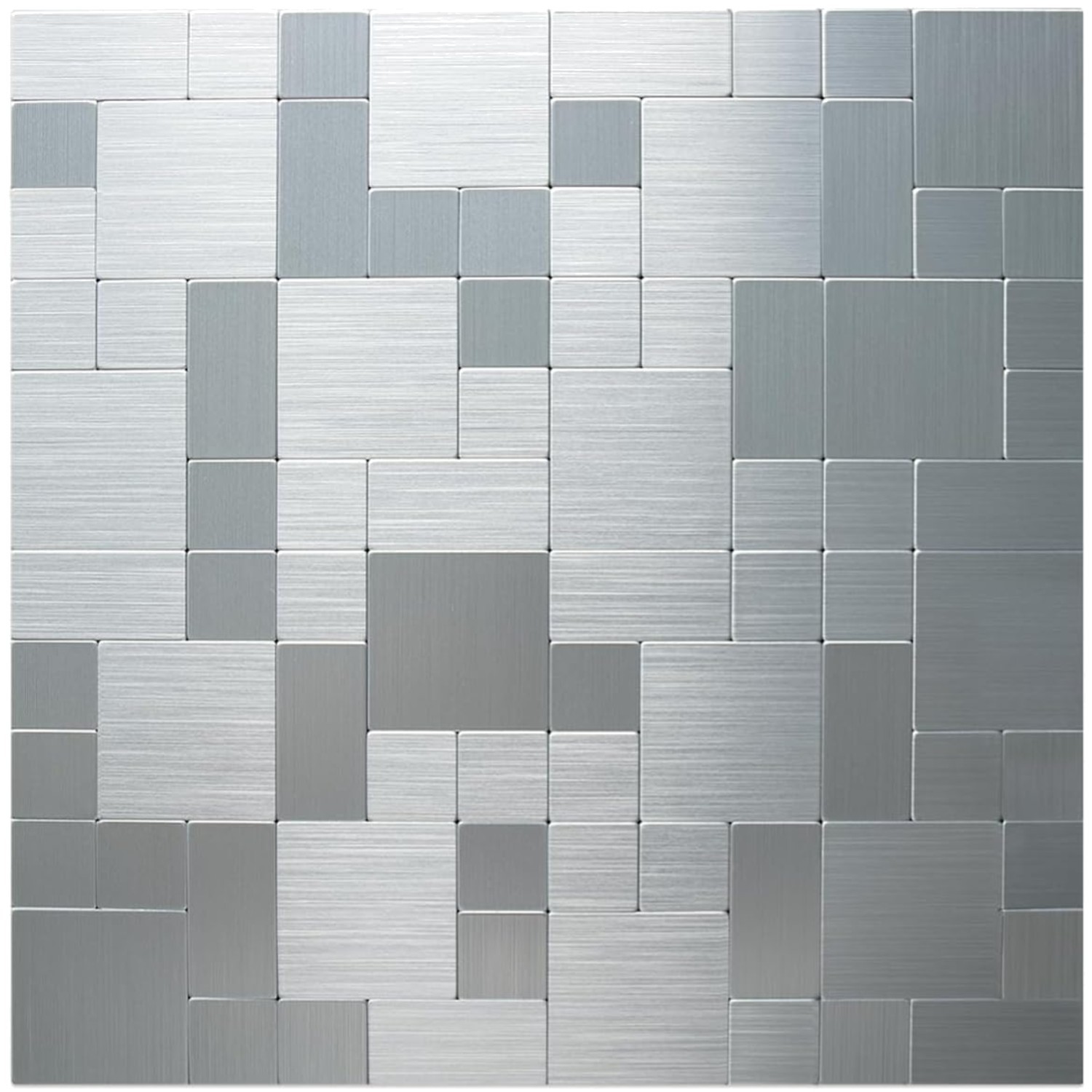 Modern Stainless Steel Backsplash Tiles