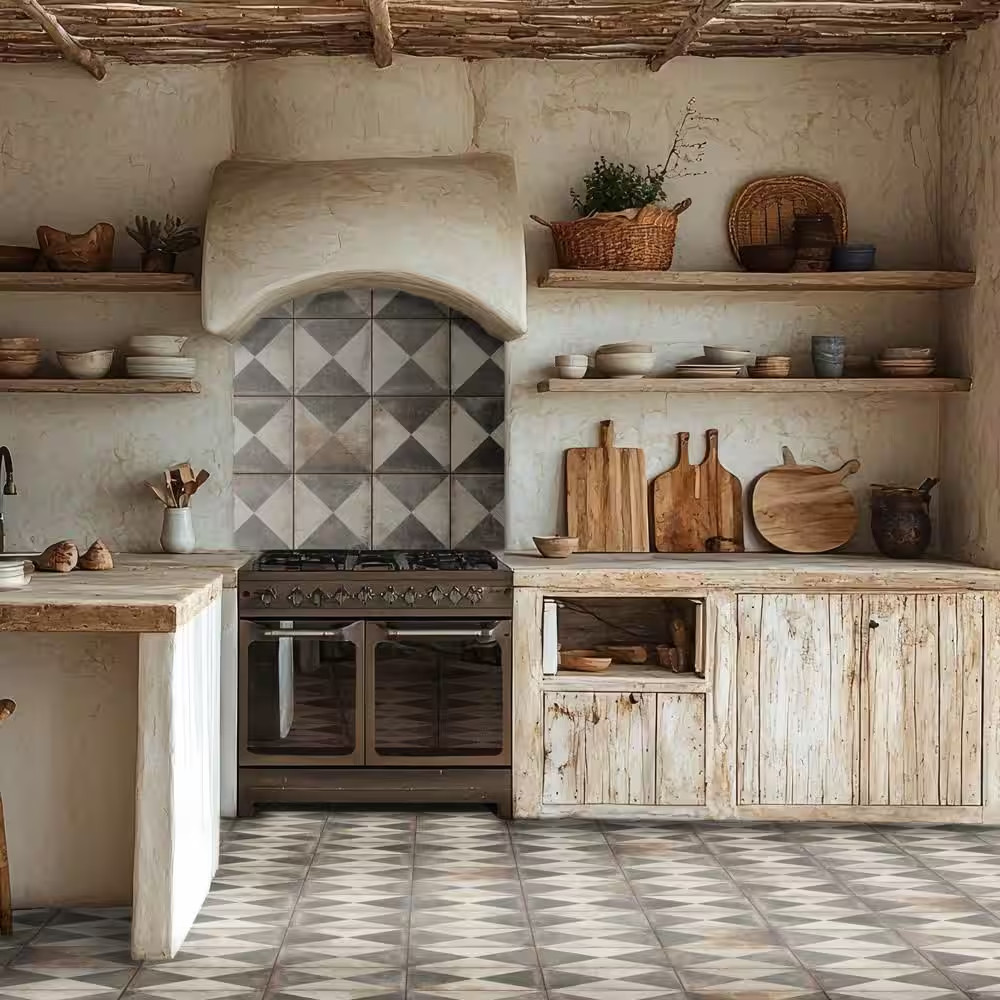 D’Anticatto Decor Triangoli 8-3/4 In. X 8-3/4 In. Porcelain Floor and Wall Tile