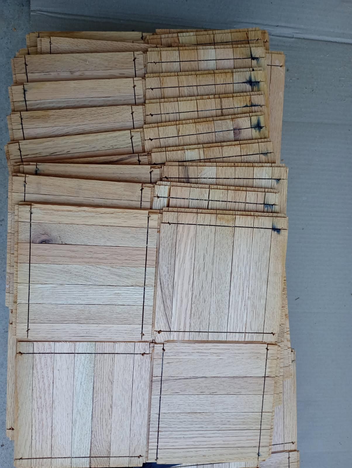 Hartco Solid Oak Parquet Flooring 12 X12 25 Sq Feet. New Old Stock
