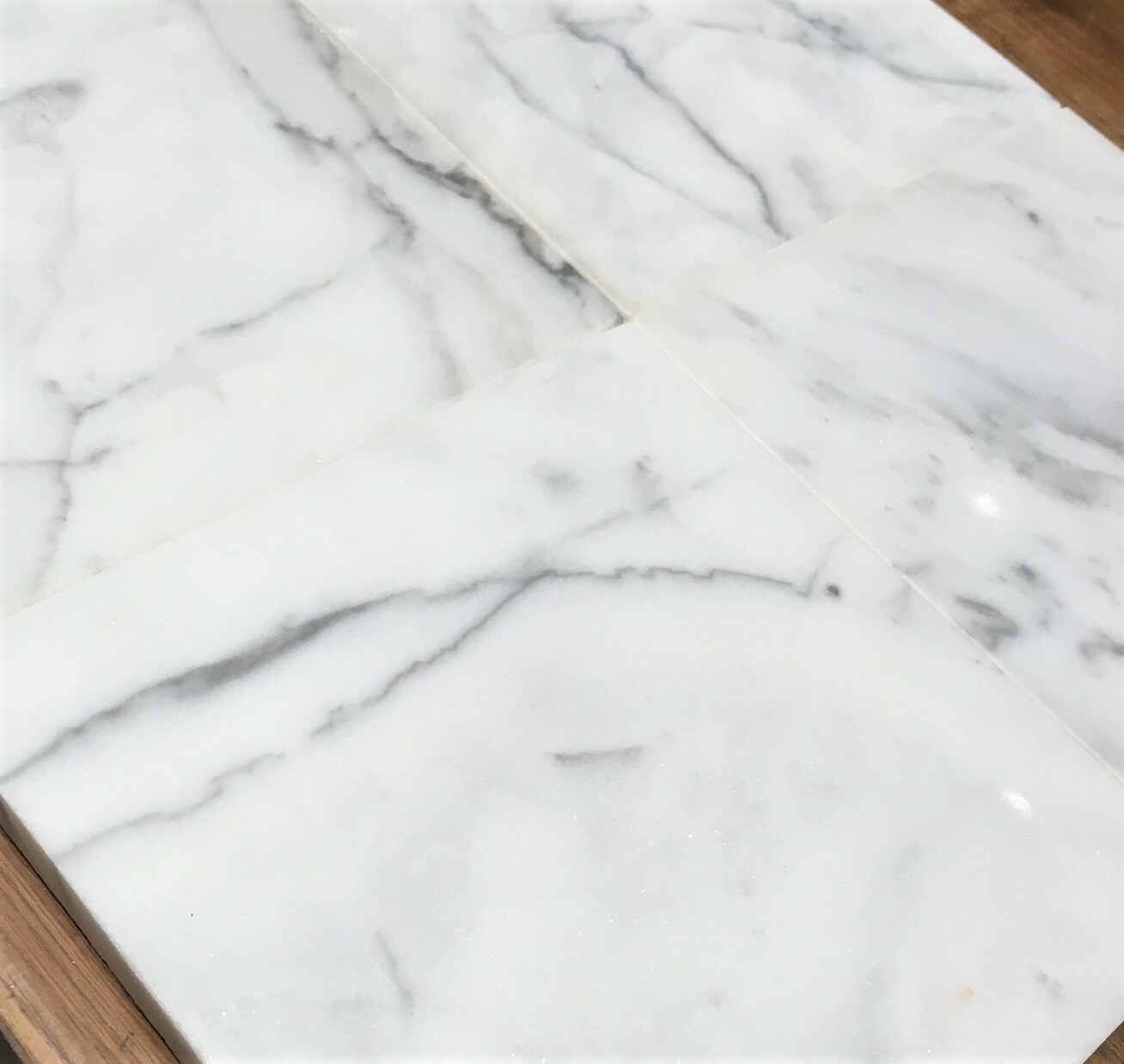 Calacatta 6×6 Polished Marble Wall and Floor Tile Backsplash Kitchen (1 PIECE)