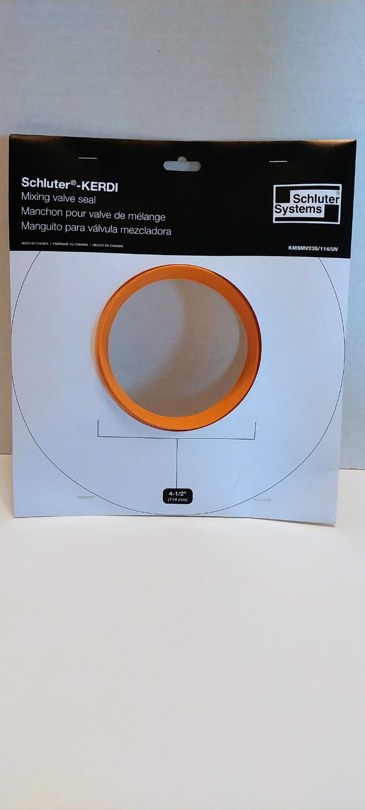 Schluter Kerdi Mixing Valve Seal KMSMV235/114/UV CAN BUNDLE WITH OTHER ITEMS