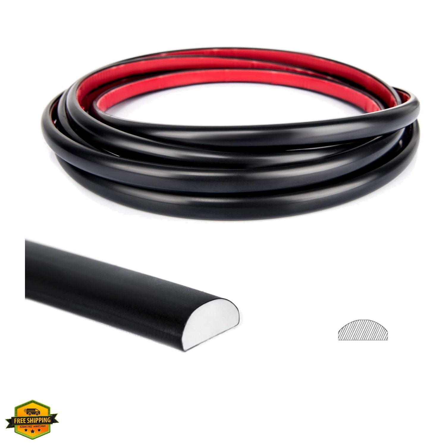10 Ft Peel and Stick Trim for Backsplash Tile Edge, Self-Adhesive Liner for C…