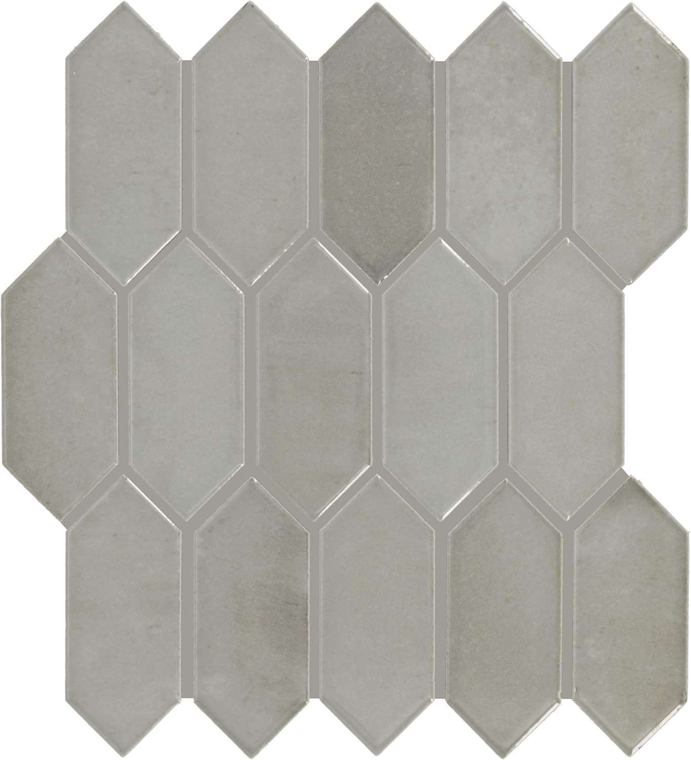 Miramo 2″x5″ Ceramic Picket Wall Mosaic – 12 PC, 8.76 SQFT per Carton