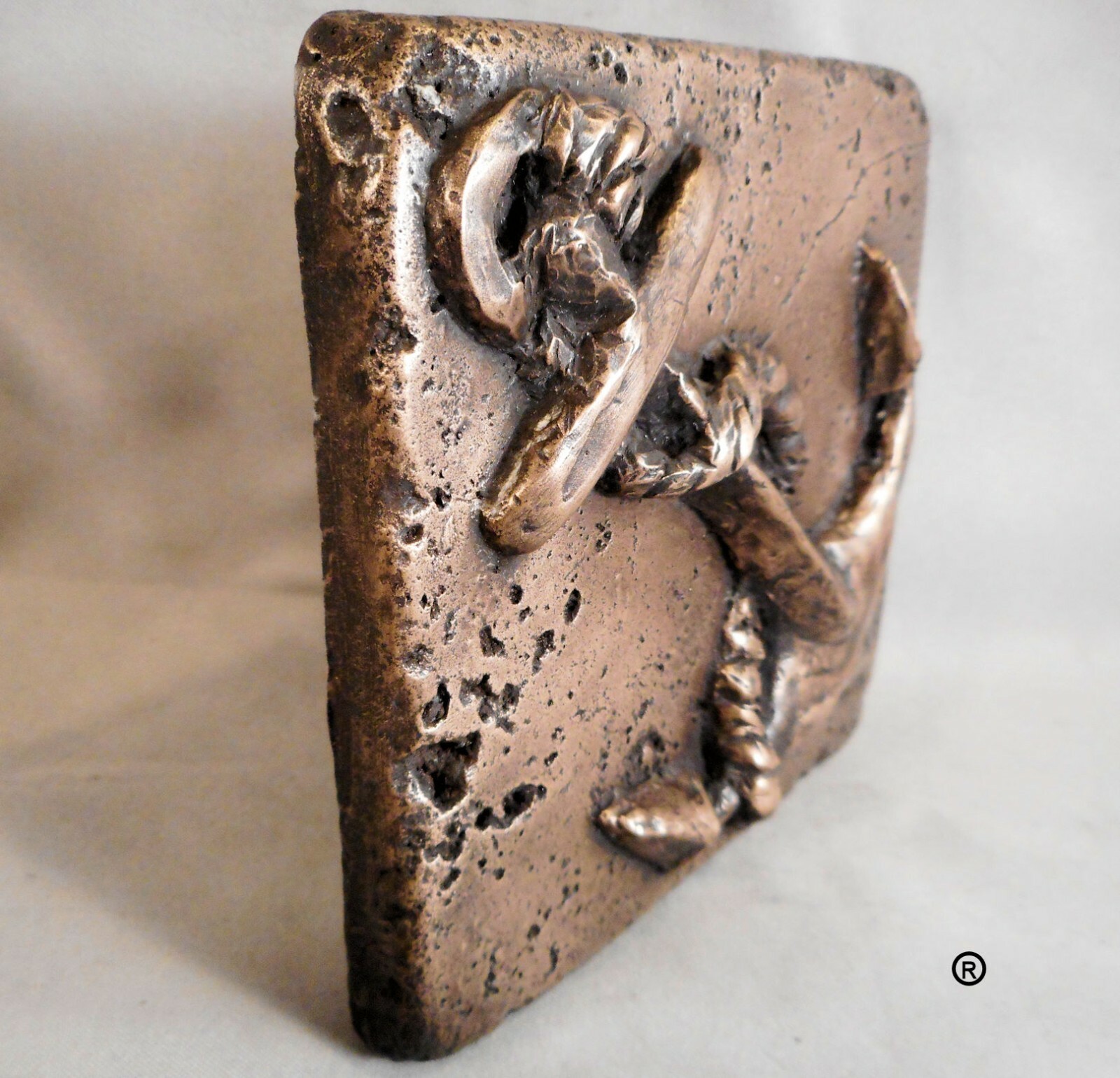 Bronze 4″x4″ Anchor Wall Tile
