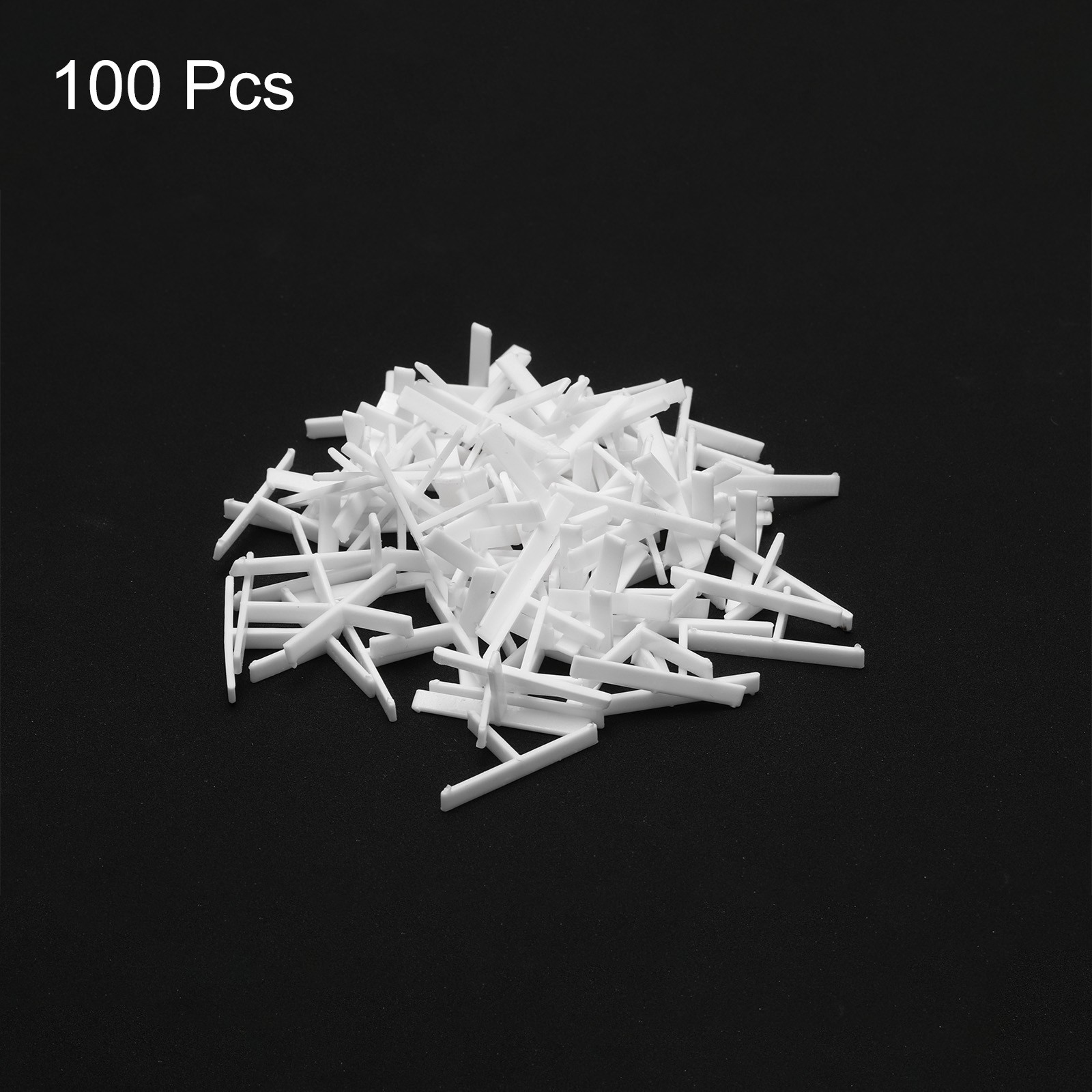 100pack Tile Spacers 1mm Hard Plastic T Type Tiles Leveler Spacer for Ceramic