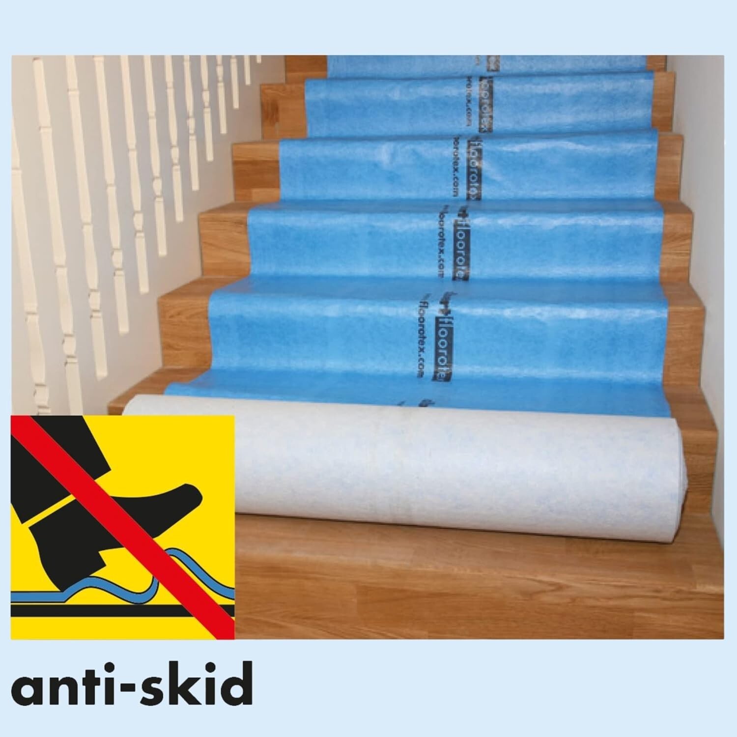 Floorotex Temporary Floor Protection Mat, 40 In x 84 Ft Roll