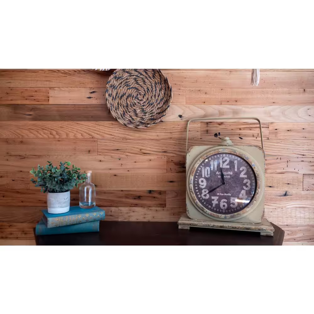 0.285 In. X 3 In. X 48 In. Wormy Chestnut Hardwood Boards Square Cut 10 Sq. Ft.