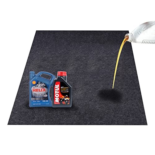 Felt Fabric Absorbent Material Garage Floor Oil Spill Mat,Under 3Feet x 4Feet