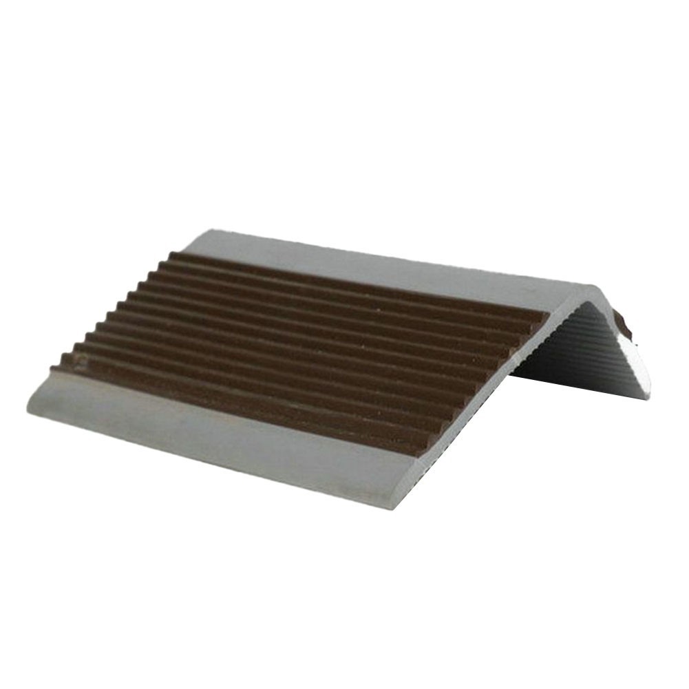100cm Stair Case Nosing,PVC 5cmx2cm Tair Anti Slip Nosing Rubber Angle Step-Edge