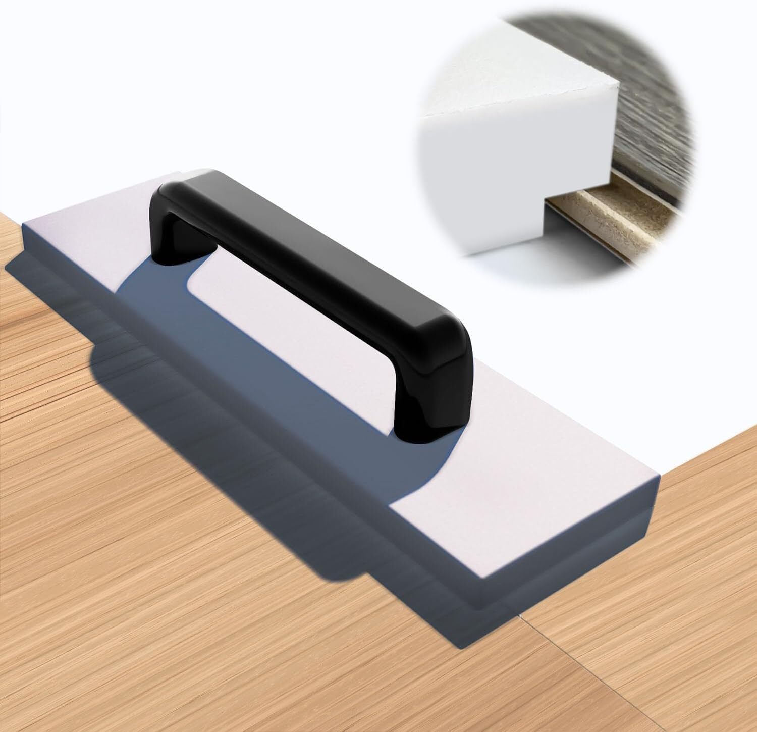 Tapping Block for Vinyl Plank Flooring Tapping Block with Big Handle Groove