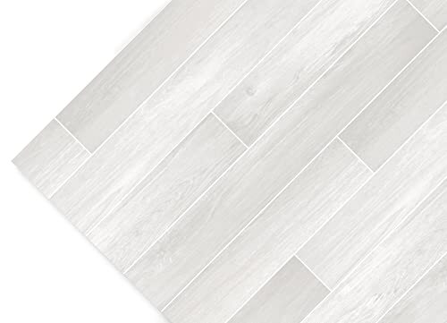 InHome ARB4256: Ash Porcelain Planks Peel & Stick Rolled Backsplash Tile, Off
