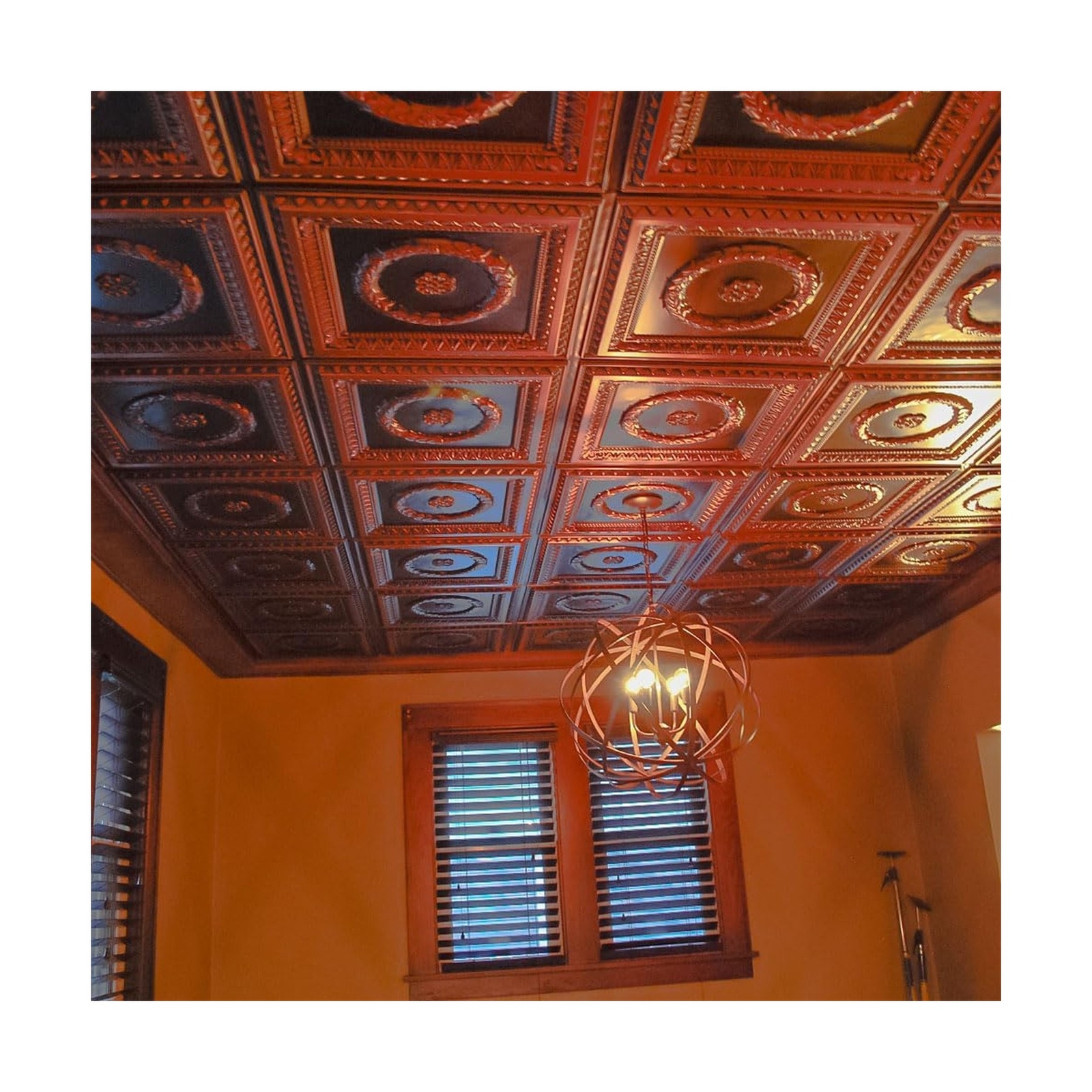 210ac-24×24-50 Laurel Wreath PVC 2′ x 2′ Lay-in or Glue-up Ceiling Tile (Cove…
