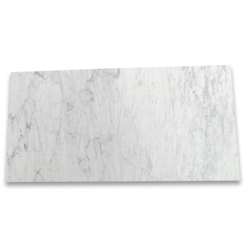 C46H 24×24 Carrara Marble Floor Honed Tile Venato Bianco White Carrera