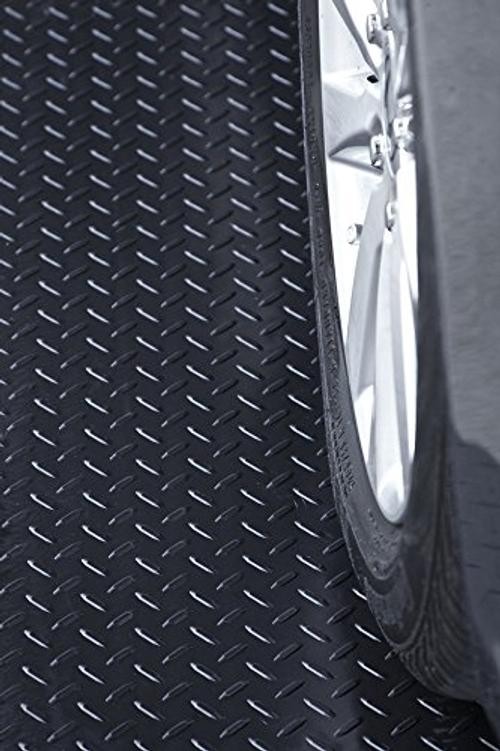 Heavy Duty Garage Floor Runner & Protector Mat – Slip Resistant Diamond Plate