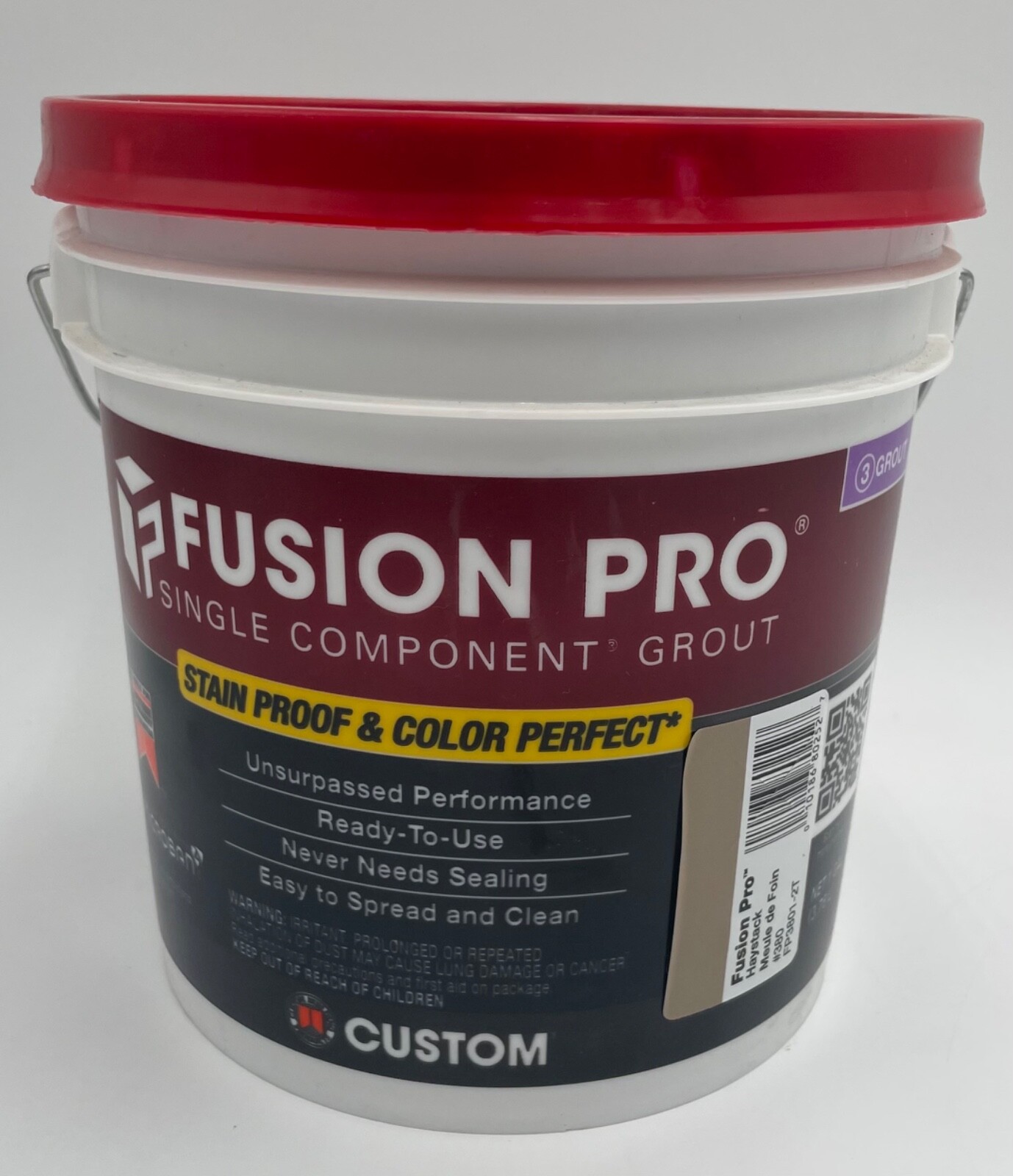Fusion Pro #380 Haystack 1 gal. Single Component Stain Proof Grout