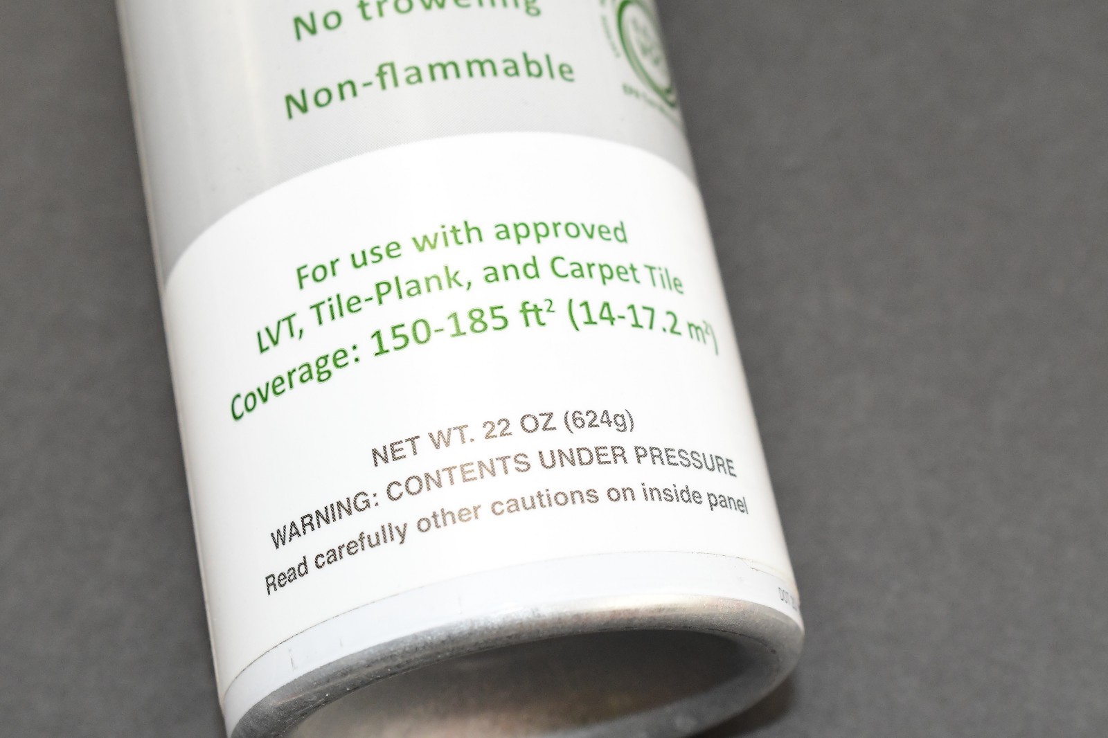 TAJ Flooring ECO BOND Adhesive for LVT Aerosol Spray Can – 22 oz, 150-185 sq ft