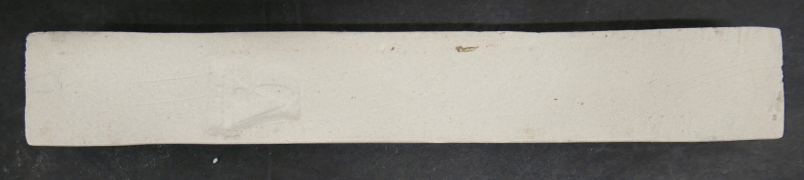 Contemporary Trim Border Tile with Ridge-Off White