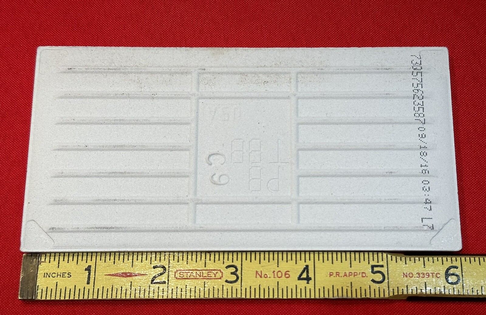 1 pc. Starting Line White: 3″ X 6″ Ceramic Tile by American Olean, #SL10, New