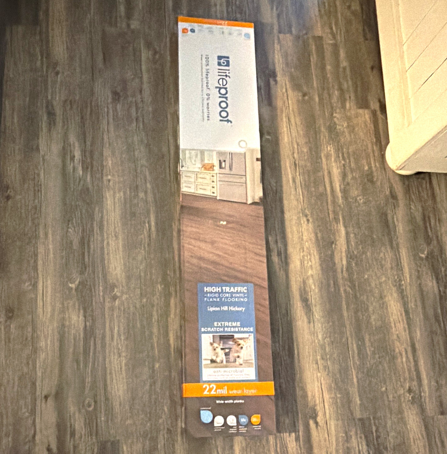Lifeproof Rigid Core Vinyl Plank 22mil Waterproof Embossed Drop Lock 7.1×48″