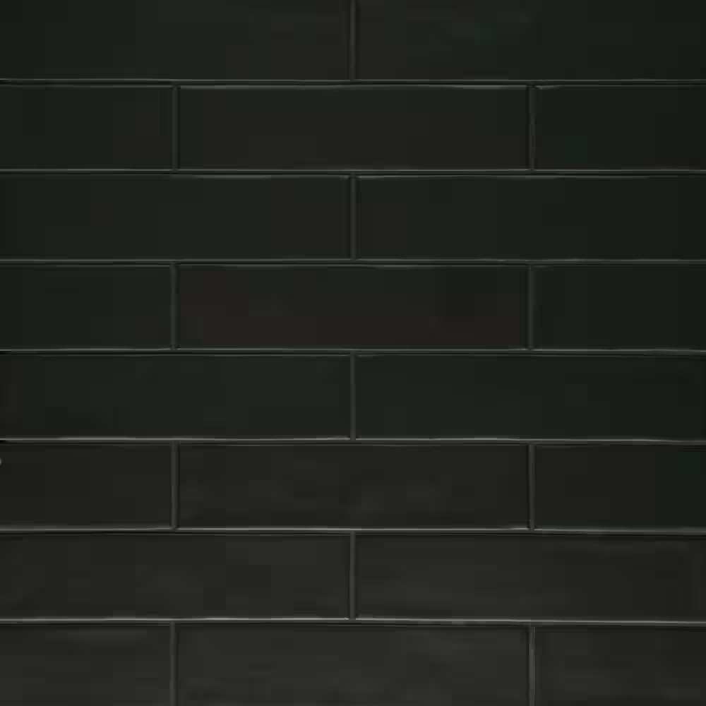 Clara 2.75 In. X 11 In. Matte Noir Porcelain Floor Subway Tile (6.35 Sq. Ft./Cas