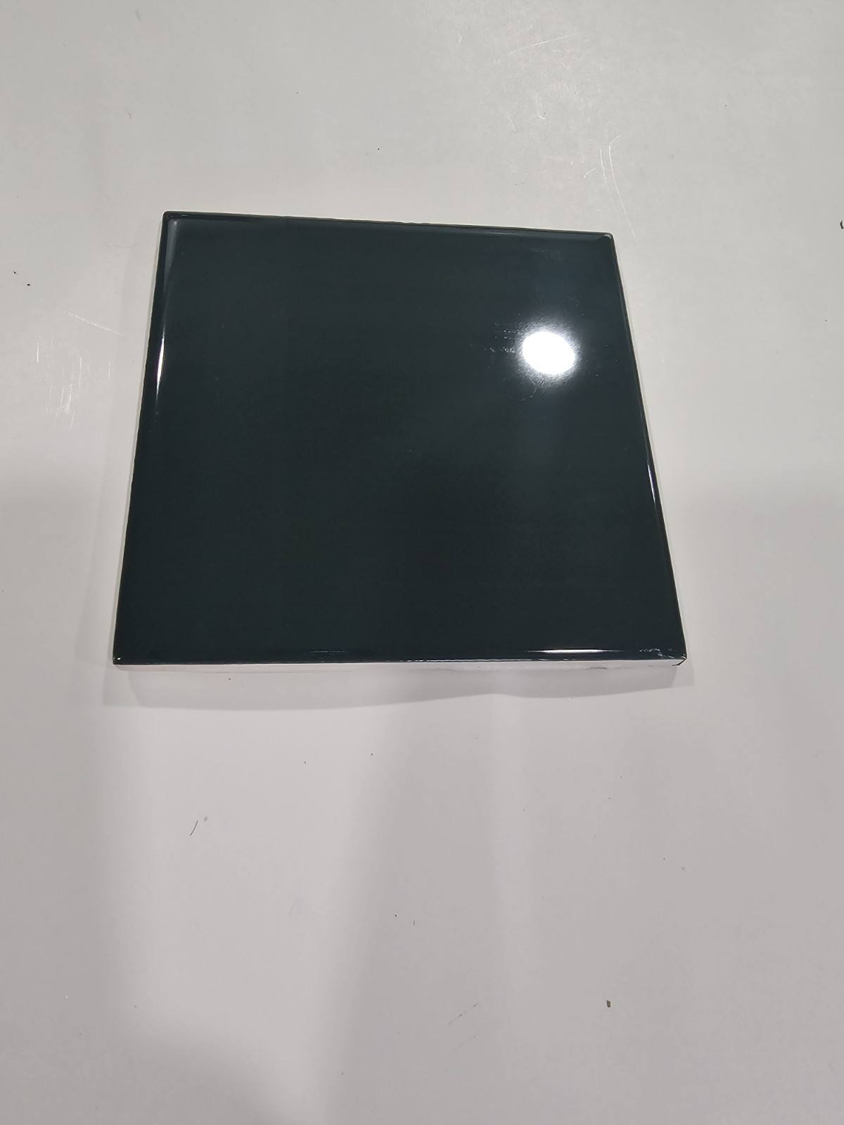 4.25 x 4.25 Evergreen Semi-Gloss Ceramic Wall Tile Made in USA