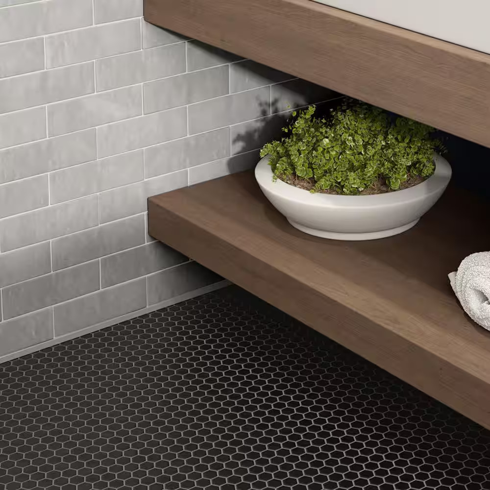 Cloe Subway Glossy Grey 2.5 In. X 8 In. Handmade-Look Ceramic Wall Tile (10.64 S